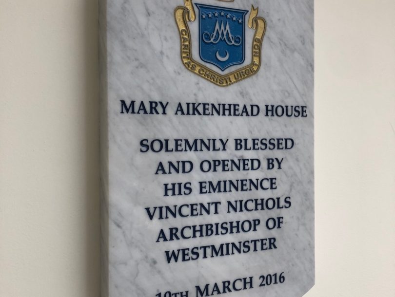 Mary Aikenhead Plaque