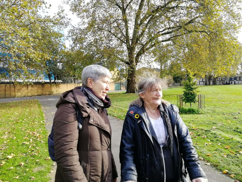 Patient And Carer In Park 2