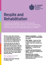 Respite and Rehabilitation