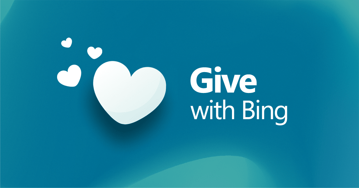 Give With Bing Logo