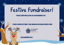 Rudolph Run Pupil Certificate 2023