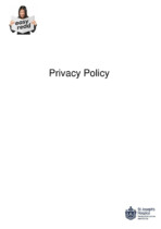 St Joseph's Hospice Privacy Policy - easy read version