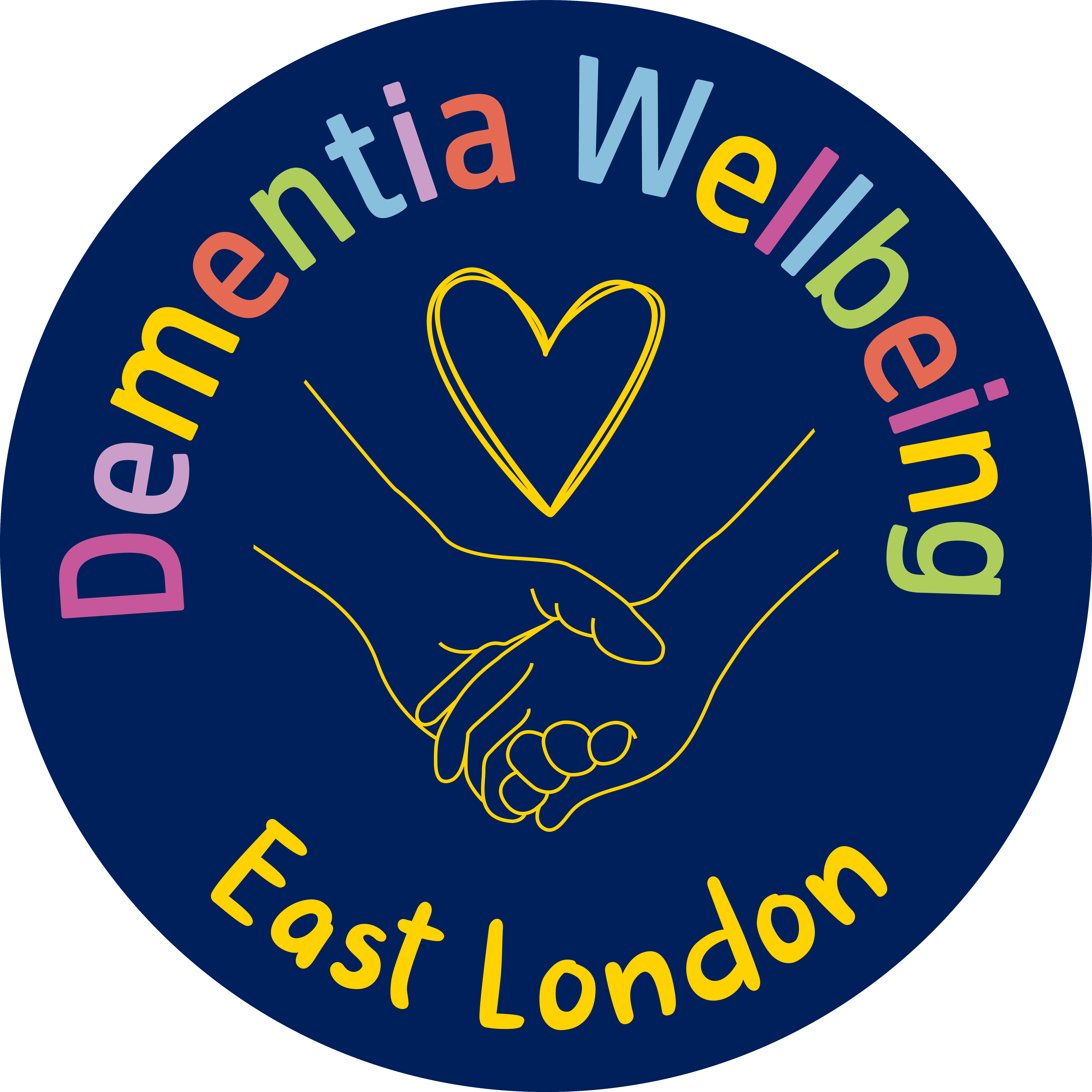 Dementia Wellbeing East London Logo Rgb